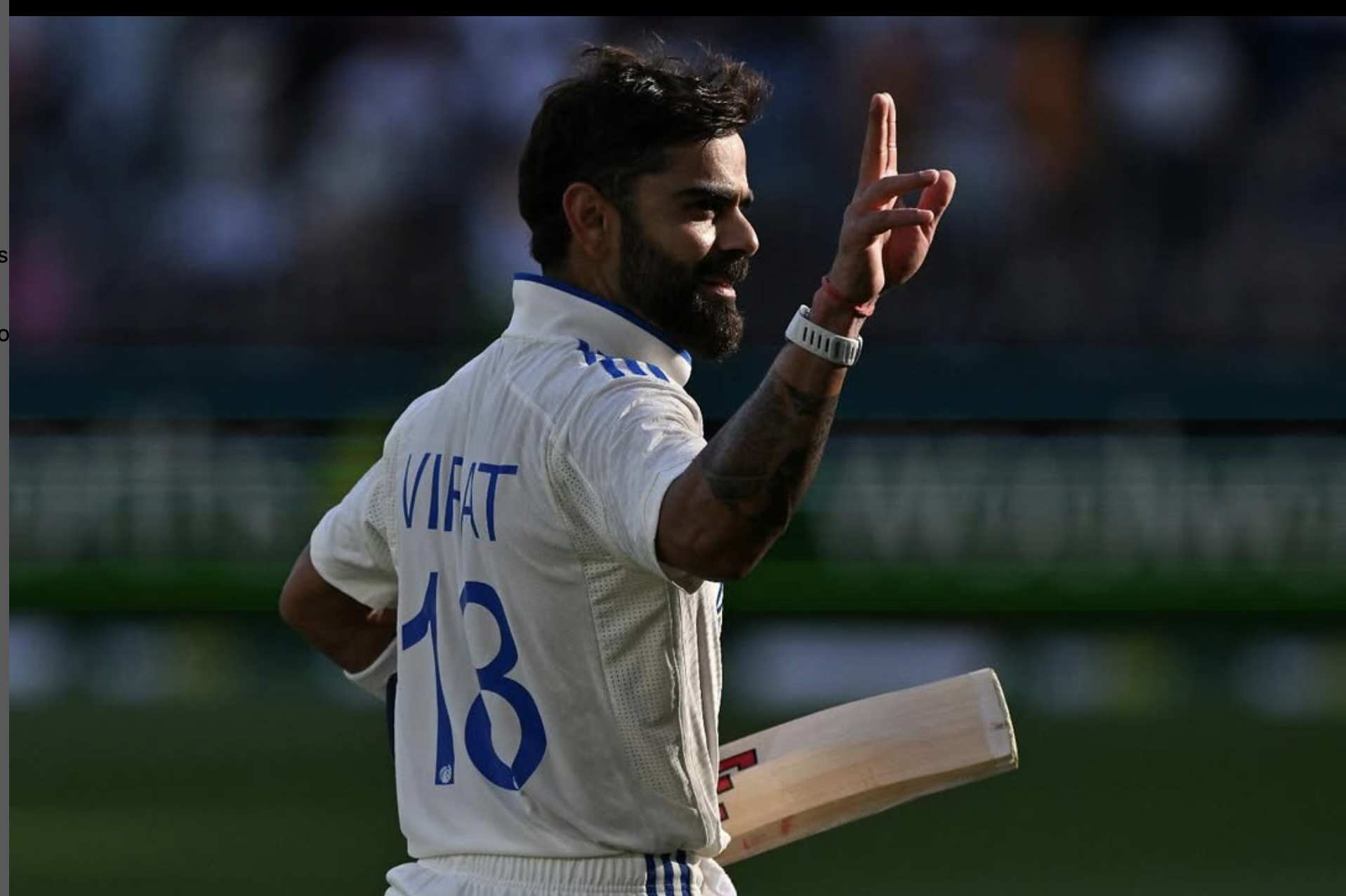 Virat Kohli's retirement